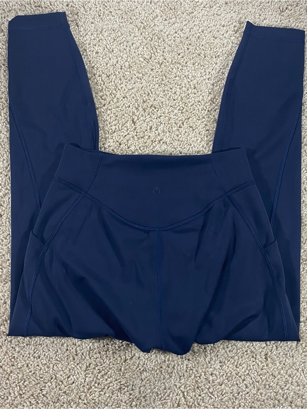 Lululemon Wunder Under SmoothCover High-Rise Tight 25" inch True Navy 8 Medium - Picture 7 of 12